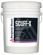 Load image into Gallery viewer, Benjamin Moore&#39;s Scuff-X Matte in 5 Gallon Bucket at Hoover Paint Store
