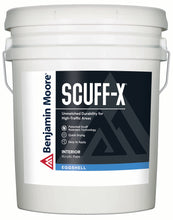 Load image into Gallery viewer, Benjamin Moore&#39;s Scuff-X Eggshell in 5 Gallon Bucket at Hoover Paint Store
