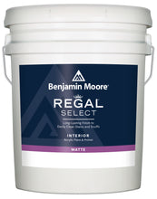 Load image into Gallery viewer, Benjamin Moore&#39;s Regal Select Matte in 5 Gallon Bucket at Hoover Paint Store
