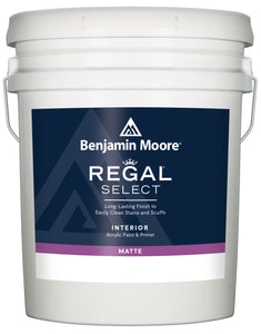 Benjamin Moore's Regal Select Matte in 5 Gallon Bucket at Hoover Paint Store