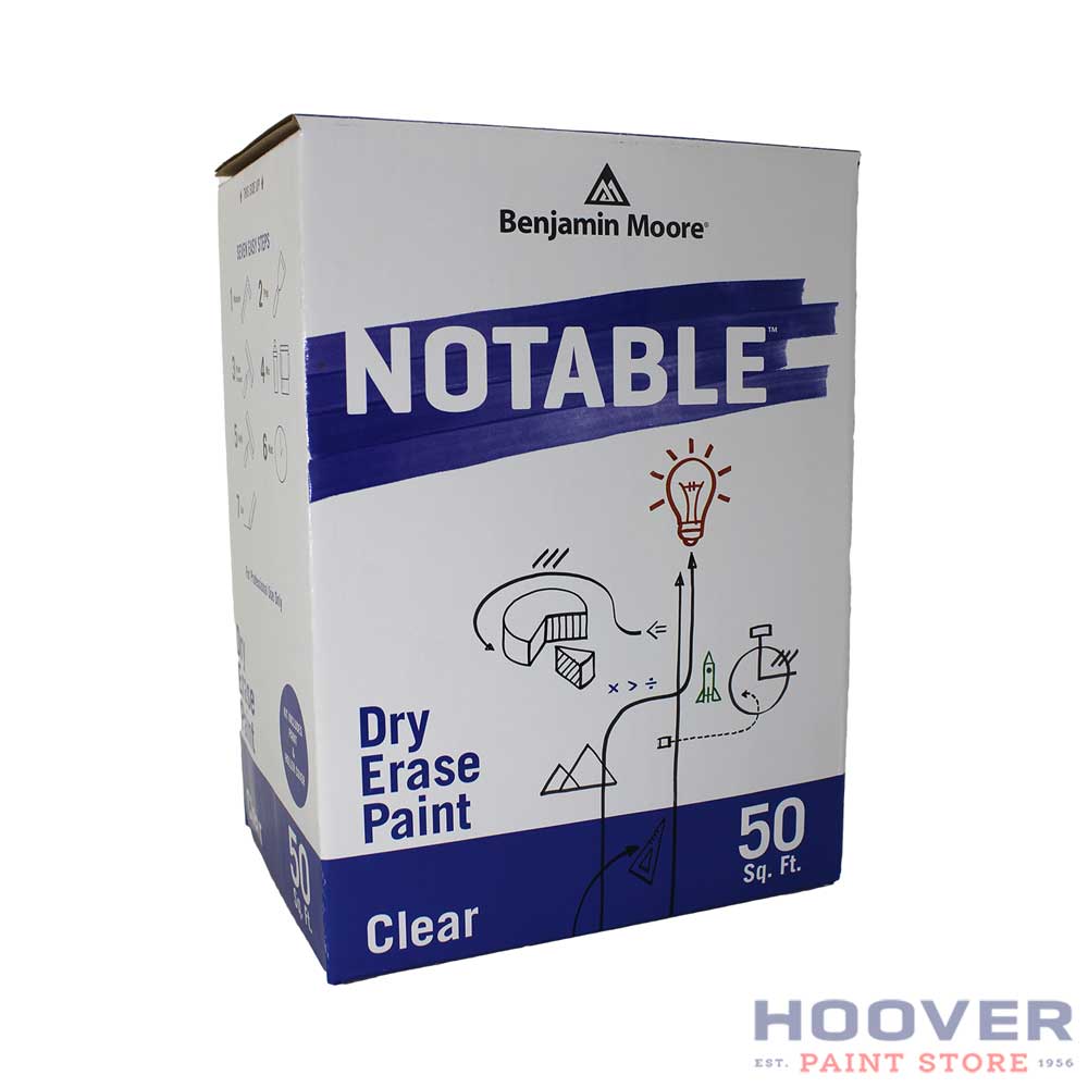 Benjamin Moore Notable Dry Erase Paint - White - 50 - Sq ft